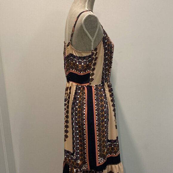 Vero Moda Maxi Bohemian Dress Tiered Sleeveless dress Size large - Picture 10 of 15